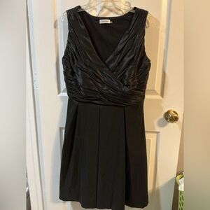 Calvin Klein Strapless Black Dress